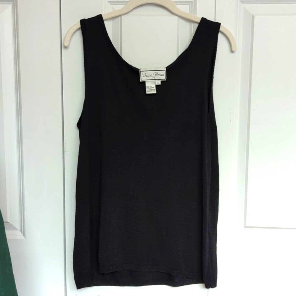 Black Silk Shell Medium Sweater - image 1